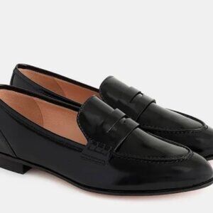J. Crew Black  Loafers  Size 6.5